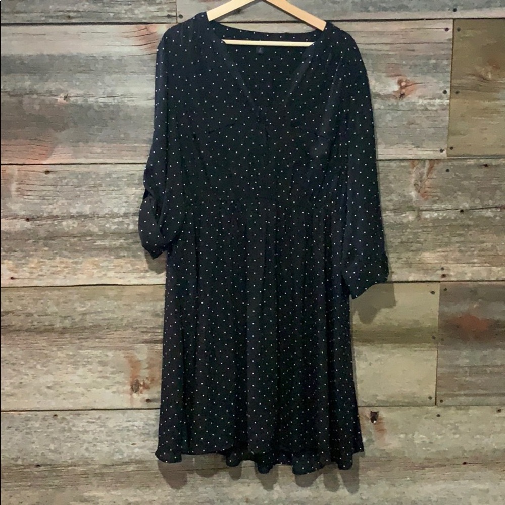 Torrid Black/White Polka Dot Dress